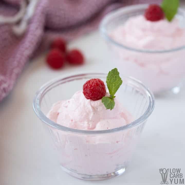 Sugar Free Low Carb Raspberry Mousse – KETO Dieting