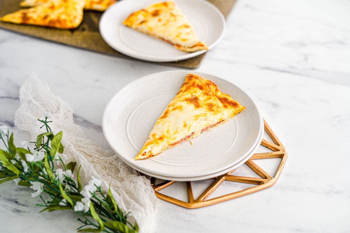 Best Keto Stuffed Pizza with Salami