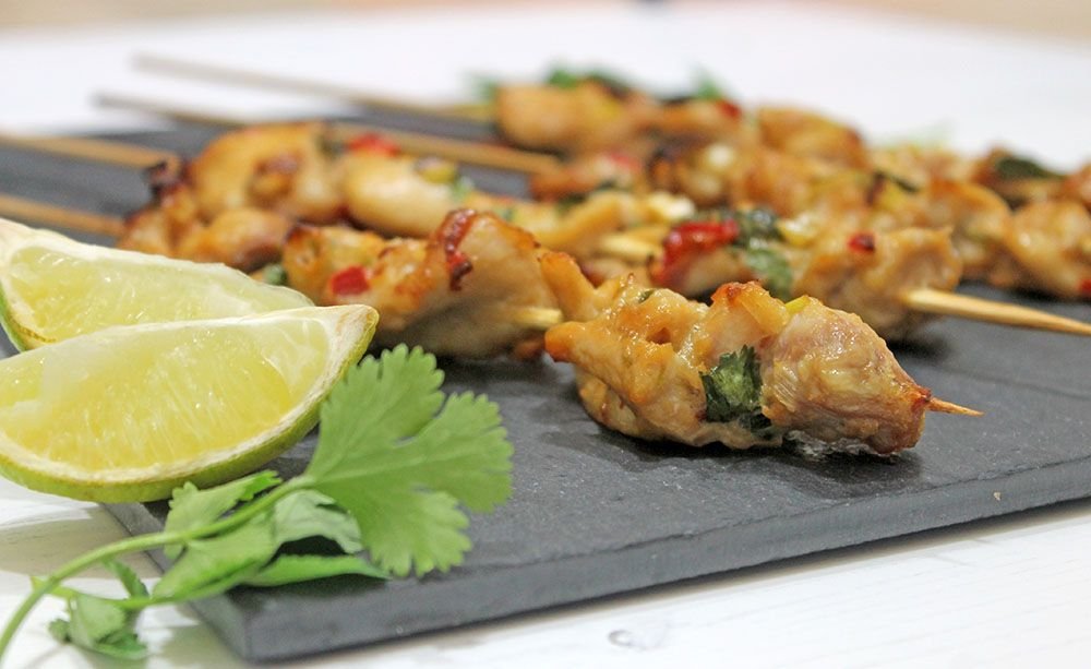 Keto Asian Chicken Kebabs