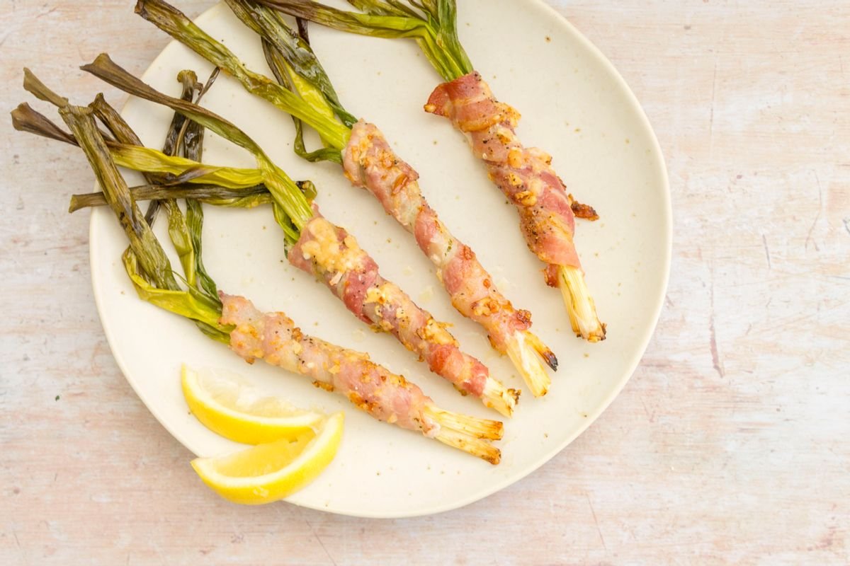 Keto Bacon Wrapped Scallions
