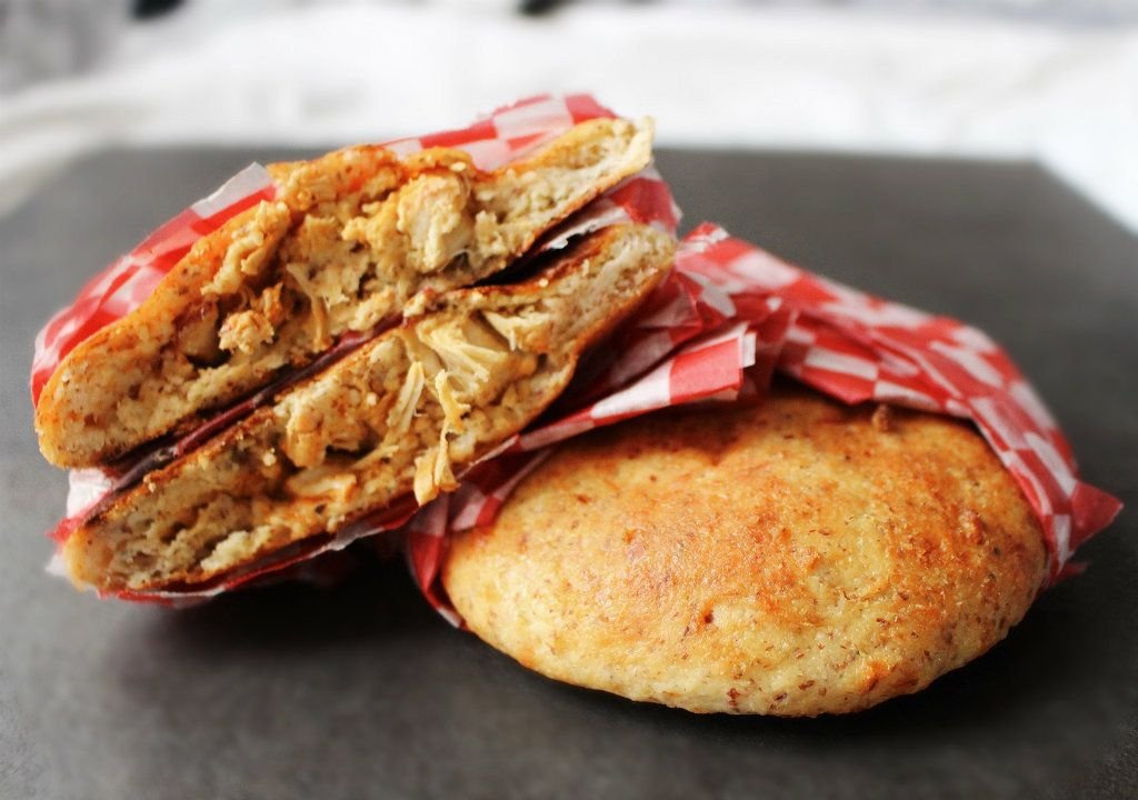 Keto Buffalo Chicken Stuffed Bread