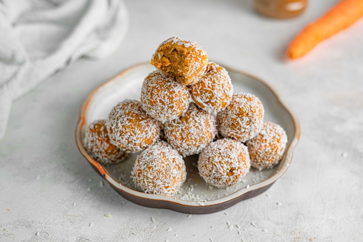Keto Carrot Cake Paleo Energy Balls