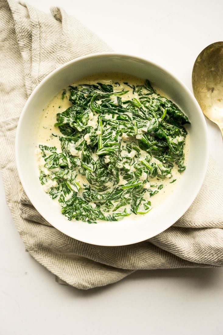 Keto Creamed Spinach