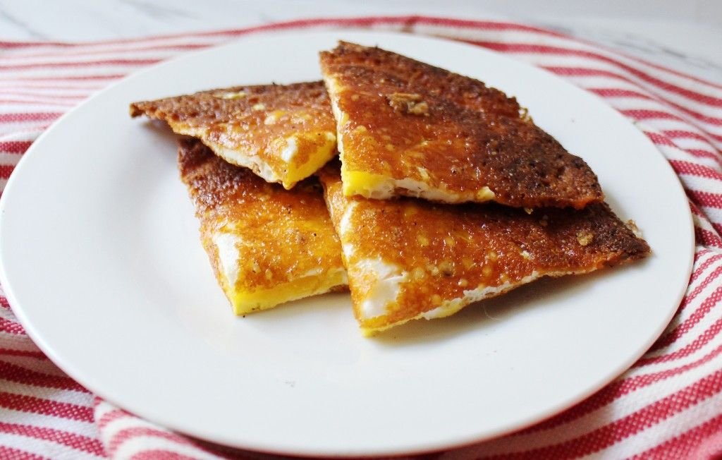 Keto Egg Fast Cheese Quesadilla
