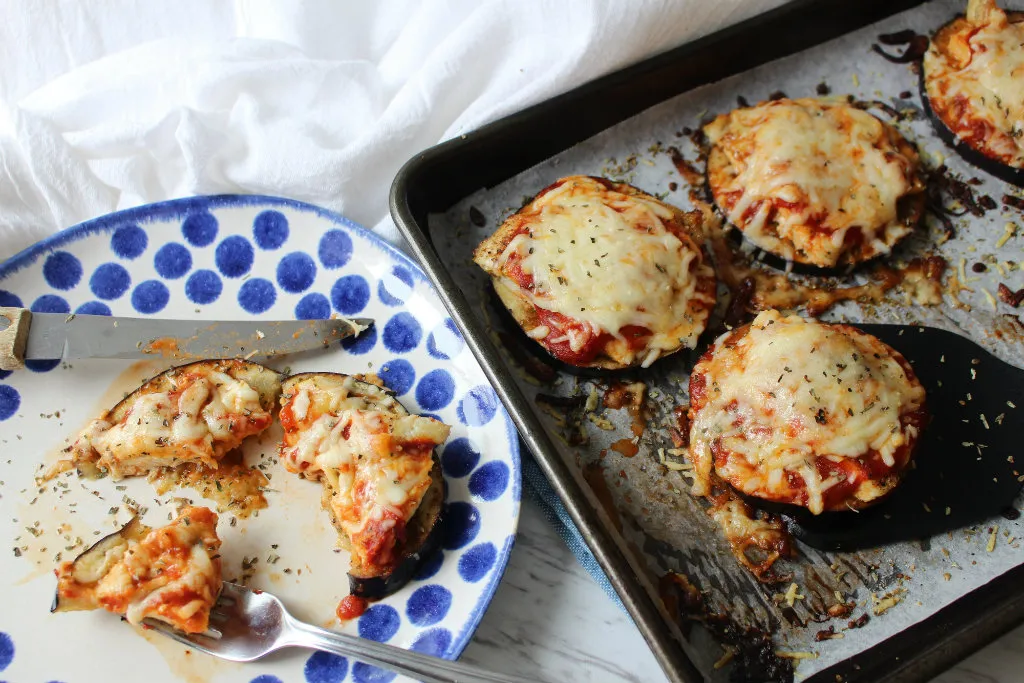 Keto Eggplant Chicken Parms