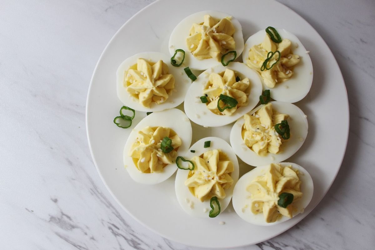 Keto Everything Deviled Eggs