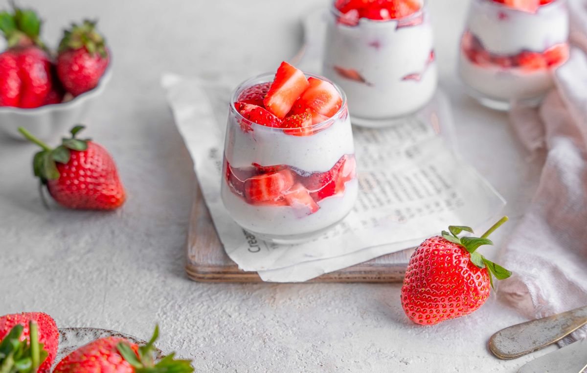 Keto Fresas Con Crema