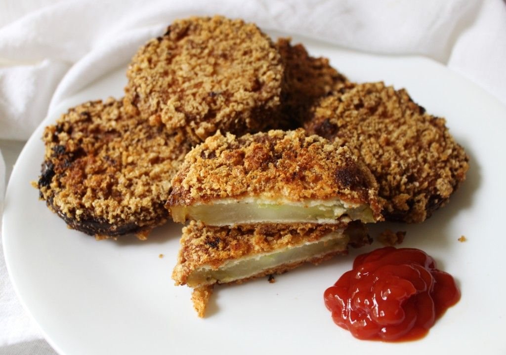 Keto Fried Green Tomatoes