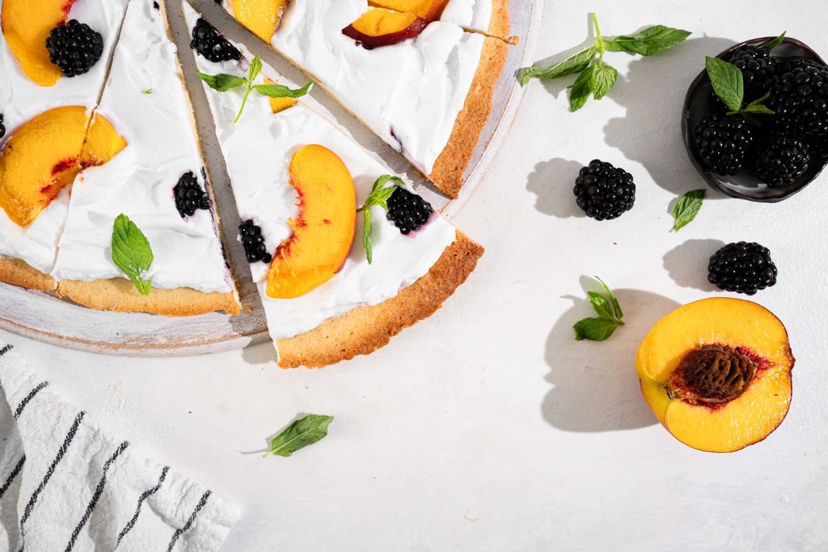 Keto “Fruit Pizza” Cookie