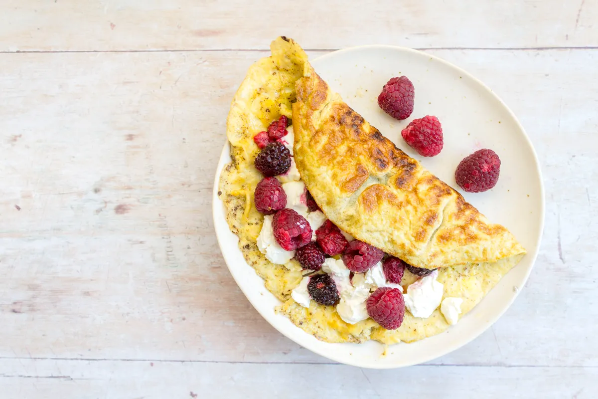 Keto Fruity Breakfast Omelette