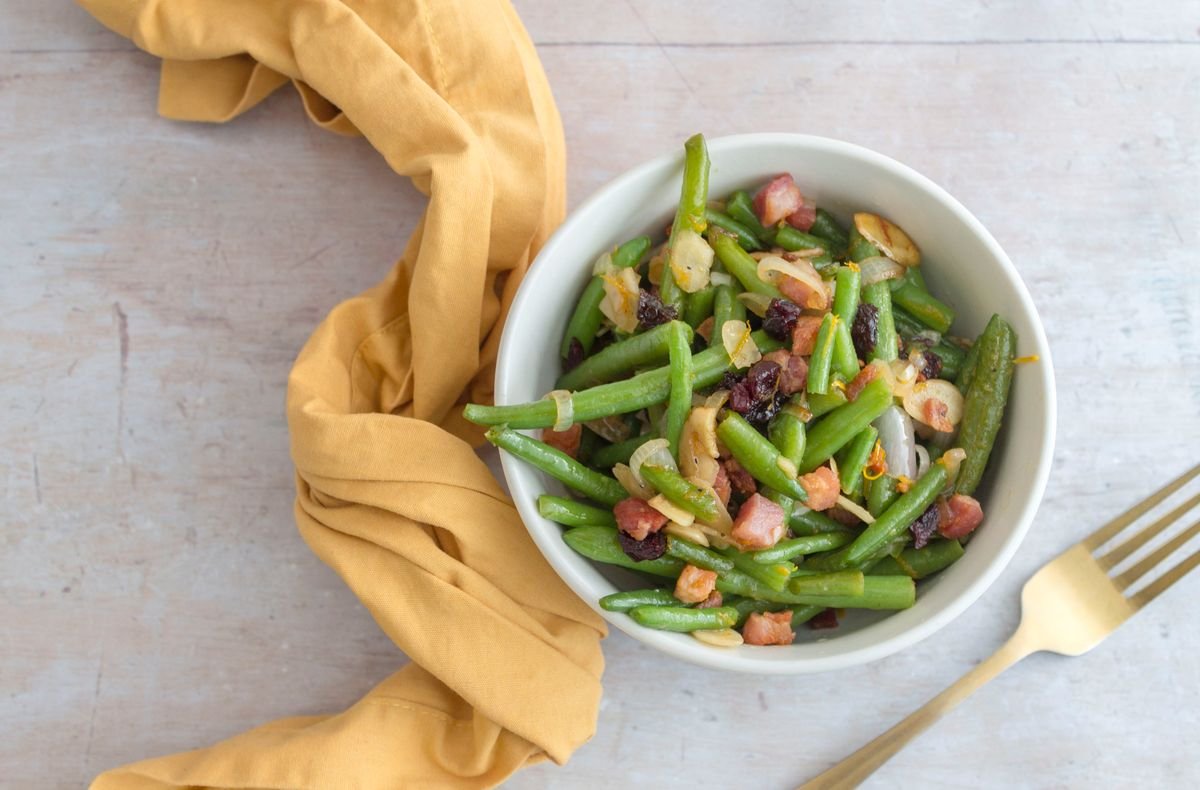 Keto Leftover Thanksgiving Green Beans