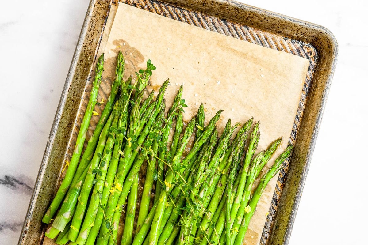 Keto Lemon Thyme Asparagus