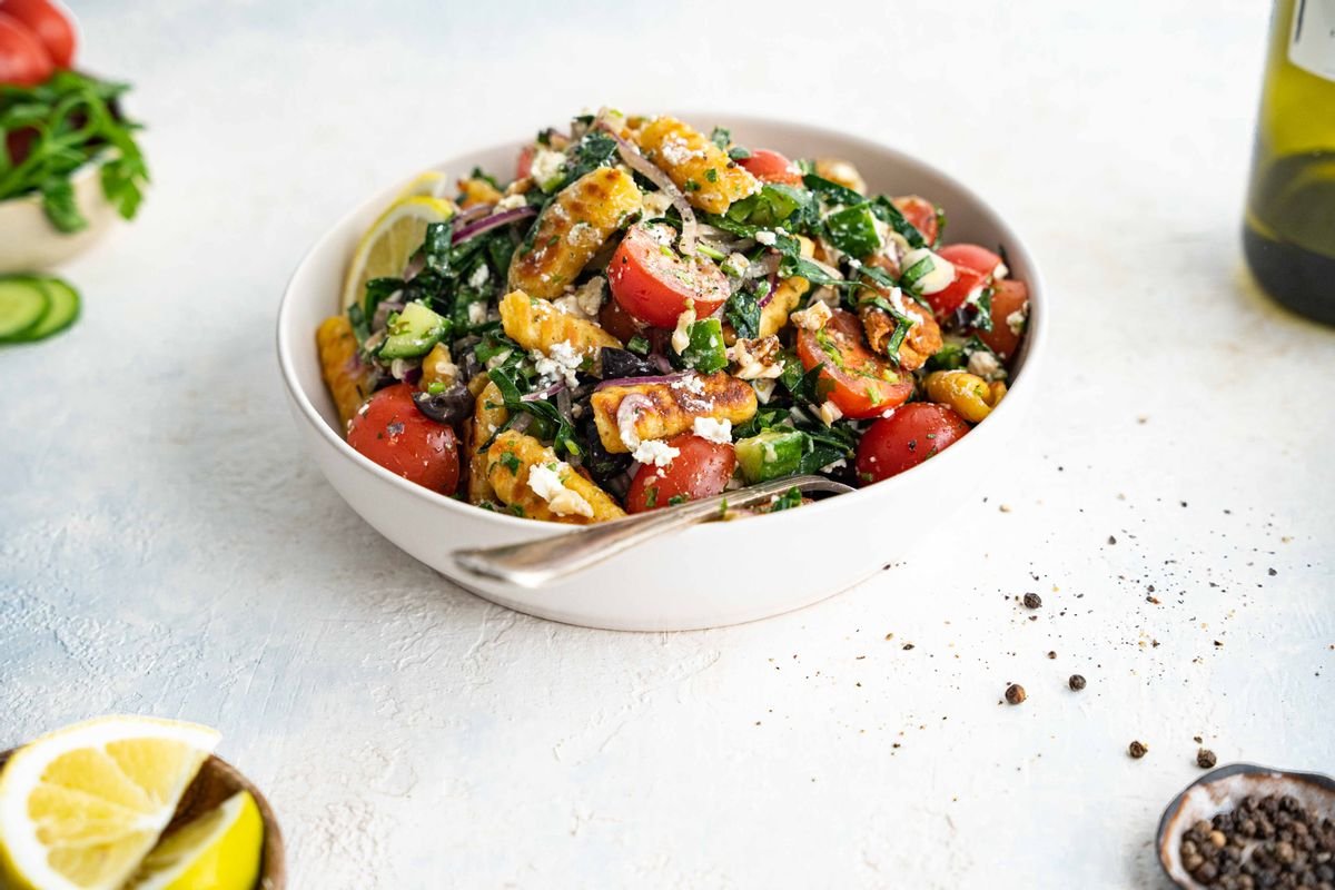 Keto Mediterranean Winter Pasta Salad