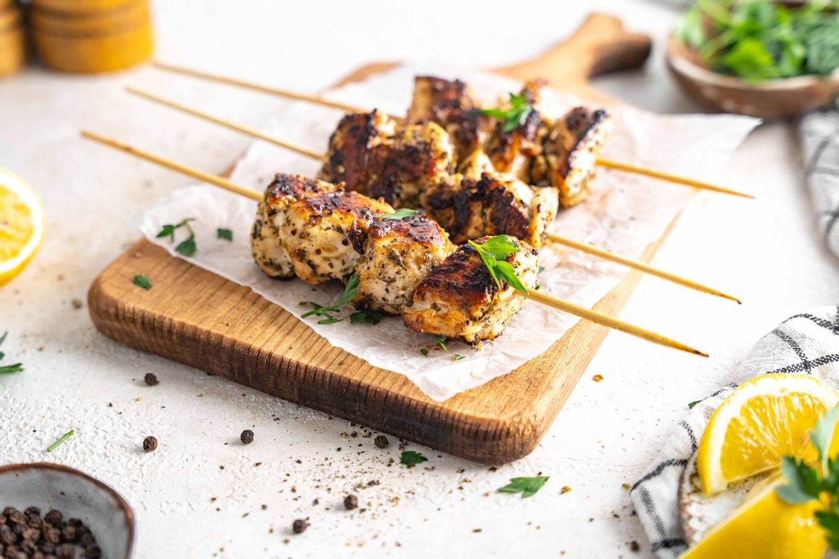 Keto Memorial Day Souvlaki Chicken Kebabs
