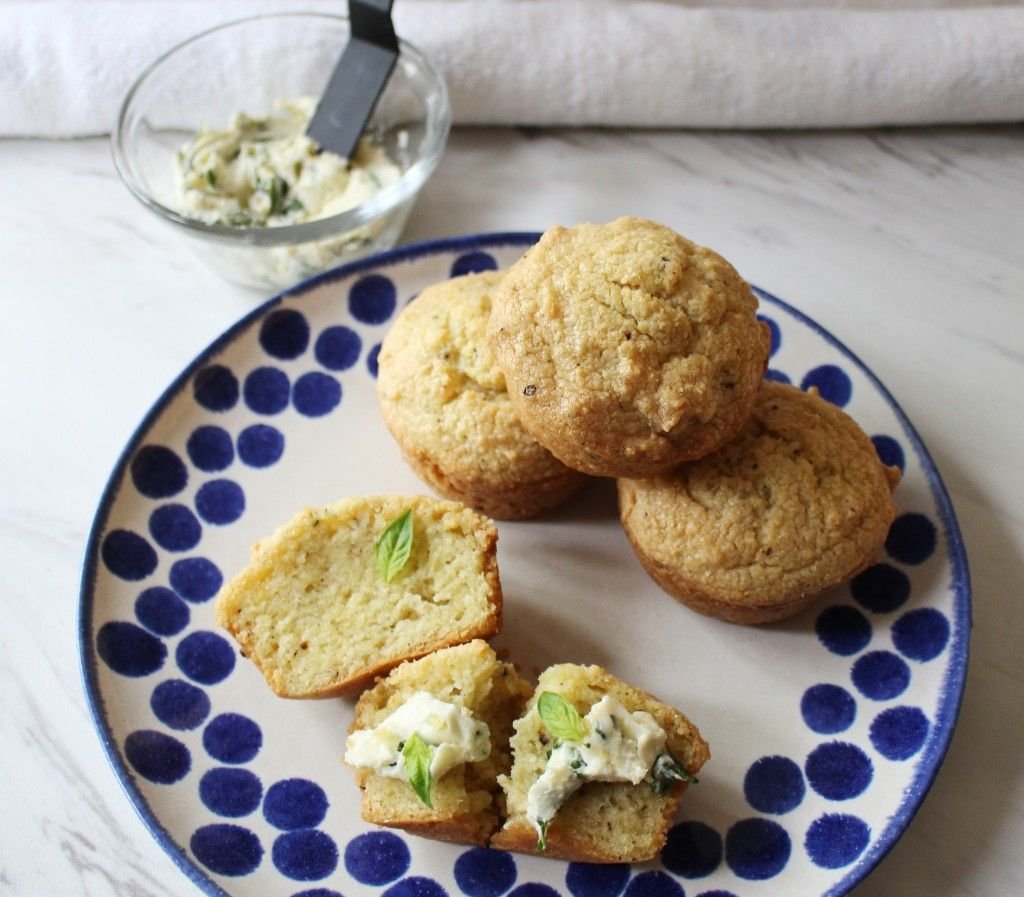 Keto Peppercorn Biscuits W Whipped Herb Butter