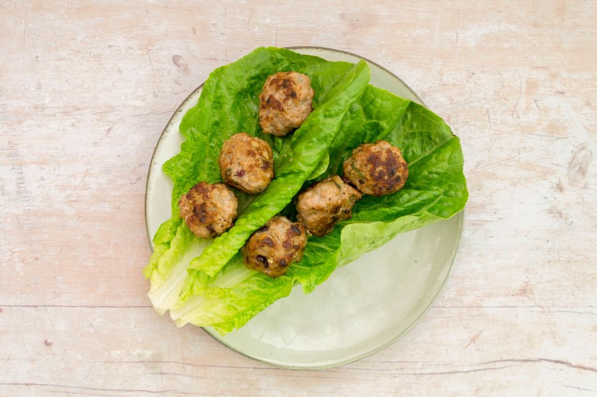 Keto Pork Stuffing Lettuce Cups
