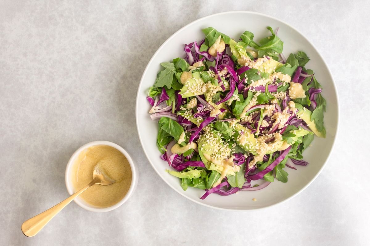 Keto Sesame Cabbage Salad