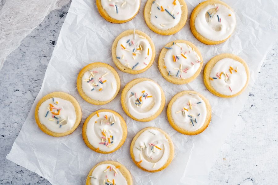 Keto Soft Sugar Cookie with Frosting