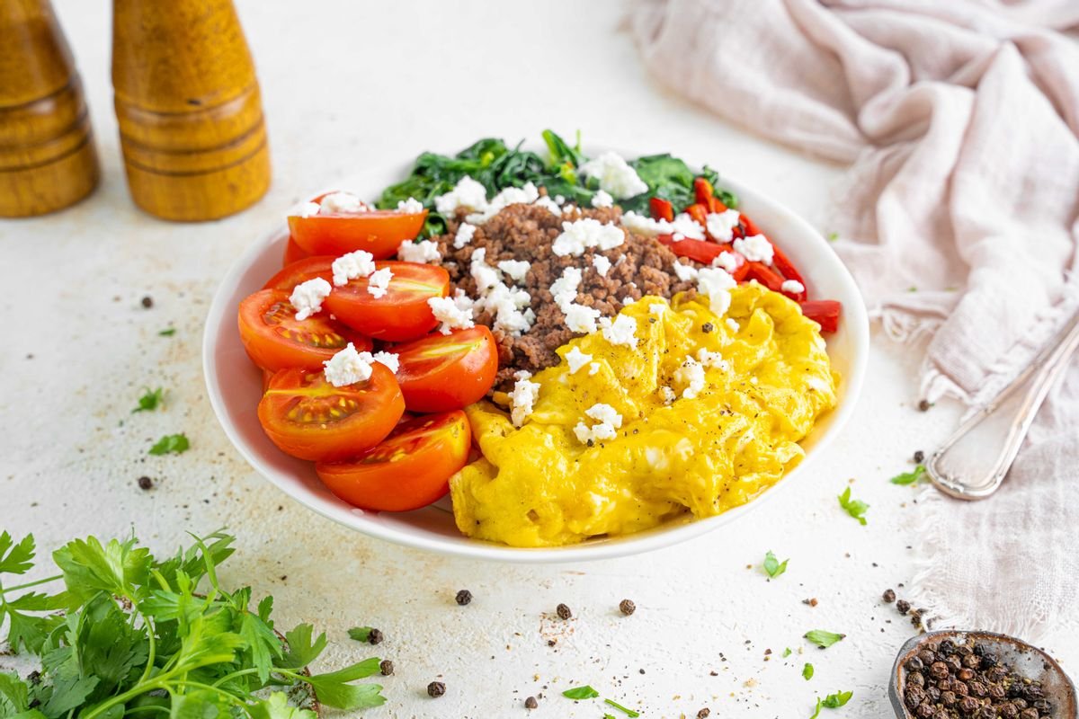 Keto Summer Protein Breakfast Bowl