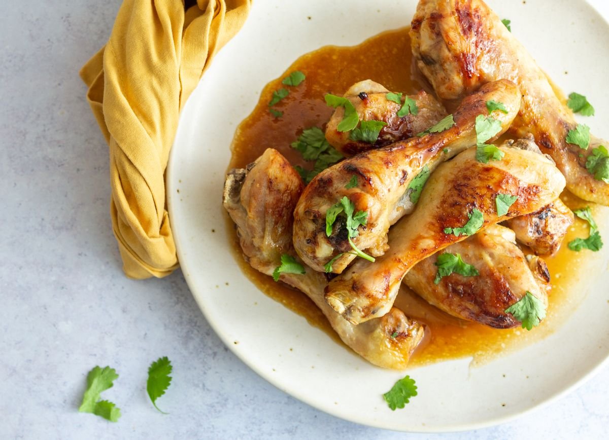 Keto Sweet and Sour Orange Drumsticks