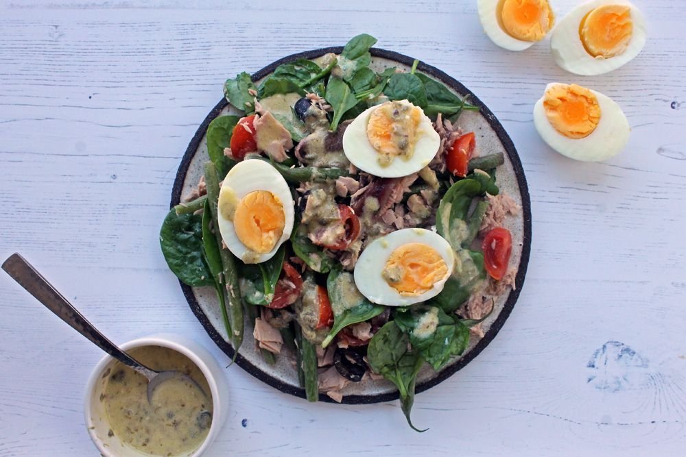 Keto Tuna Nicoise