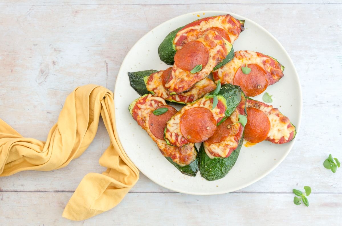 Keto Zucchini Pizza Bites
