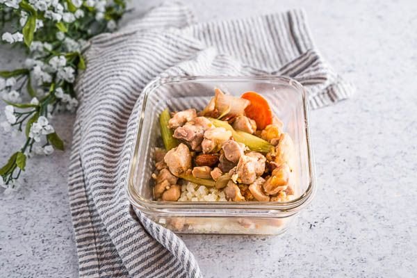 Low Carb Almond Chicken Meal Prep