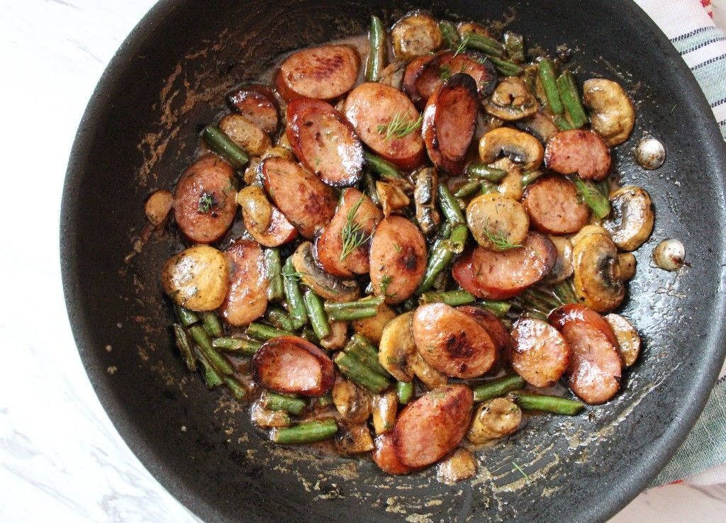 Low Carb Creamy Polish Skillet