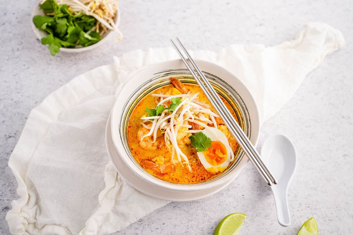 Low Carb Easy Shrimp Curry Laska