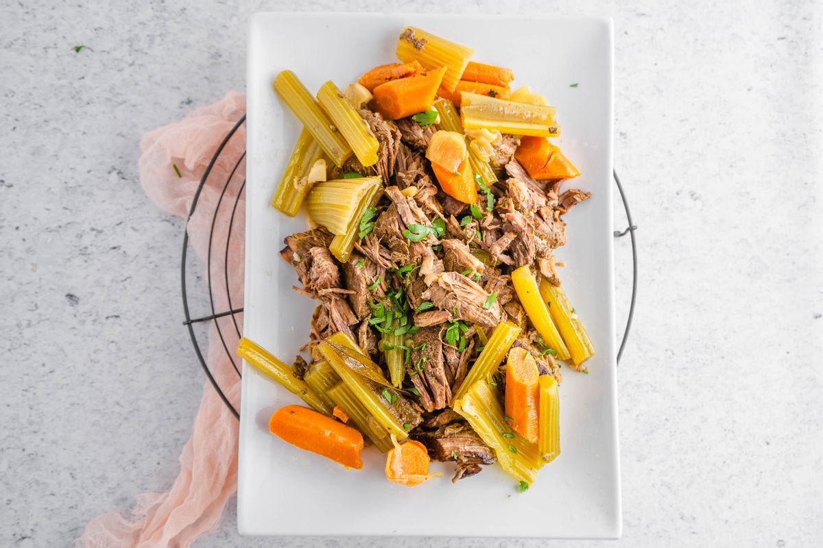 Low Carb Instant Pot Easy OMAD Pot Roast Dinner