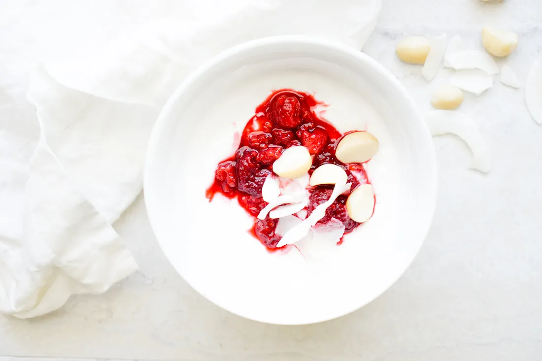 Low Carb Macadamia Nut Coconut Milk Yogurt