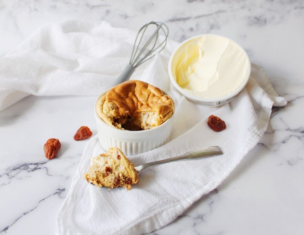 Low Carb Strawberry Mascarpone Souffle