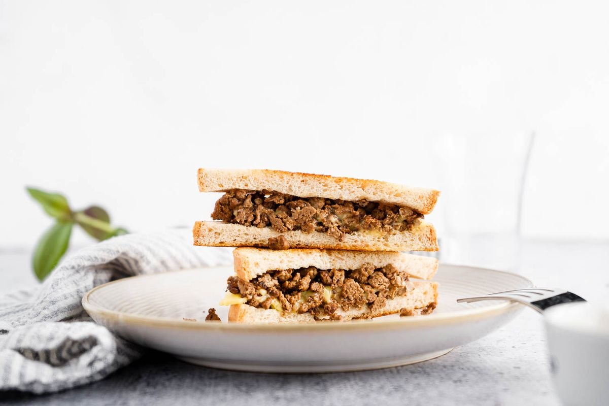 Low Carb Vegan Patty Melt